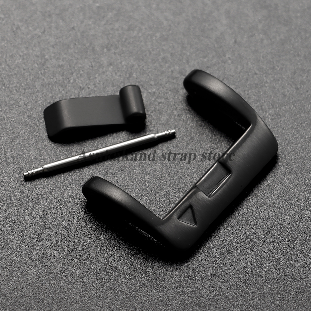 Black Stainless Steel Watch Bu - Silicone Watch Band 22Mm 评论和价格