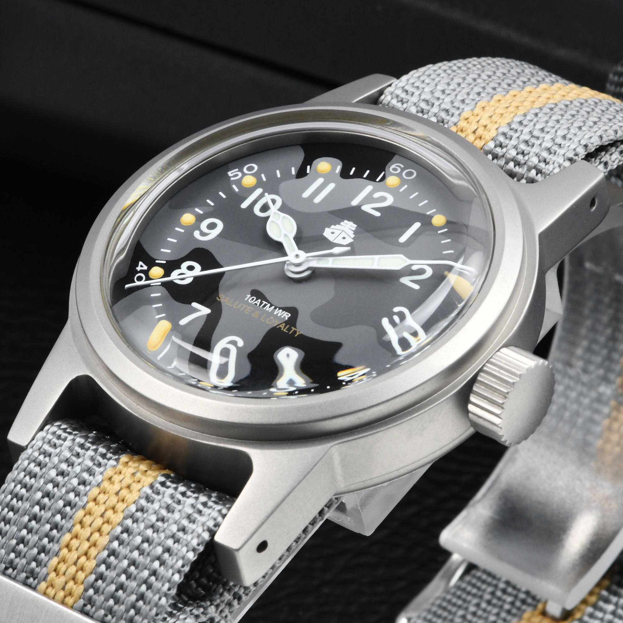 TEKAPO Replica World War II Re - Canvas Strap Watch 评论和价格