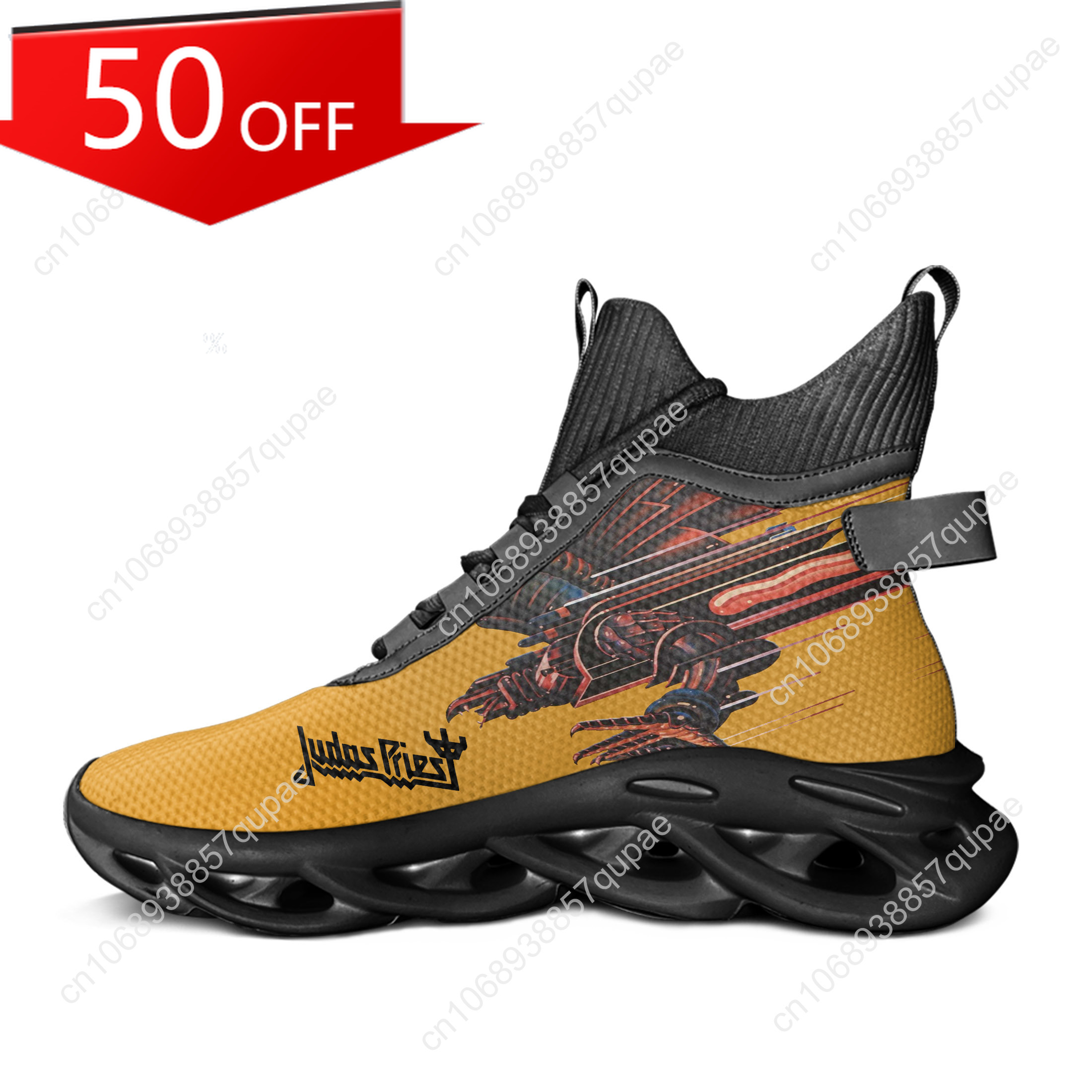 Judas Priest High Top Flats Sn - Mesh Strap Metal 评论和价格