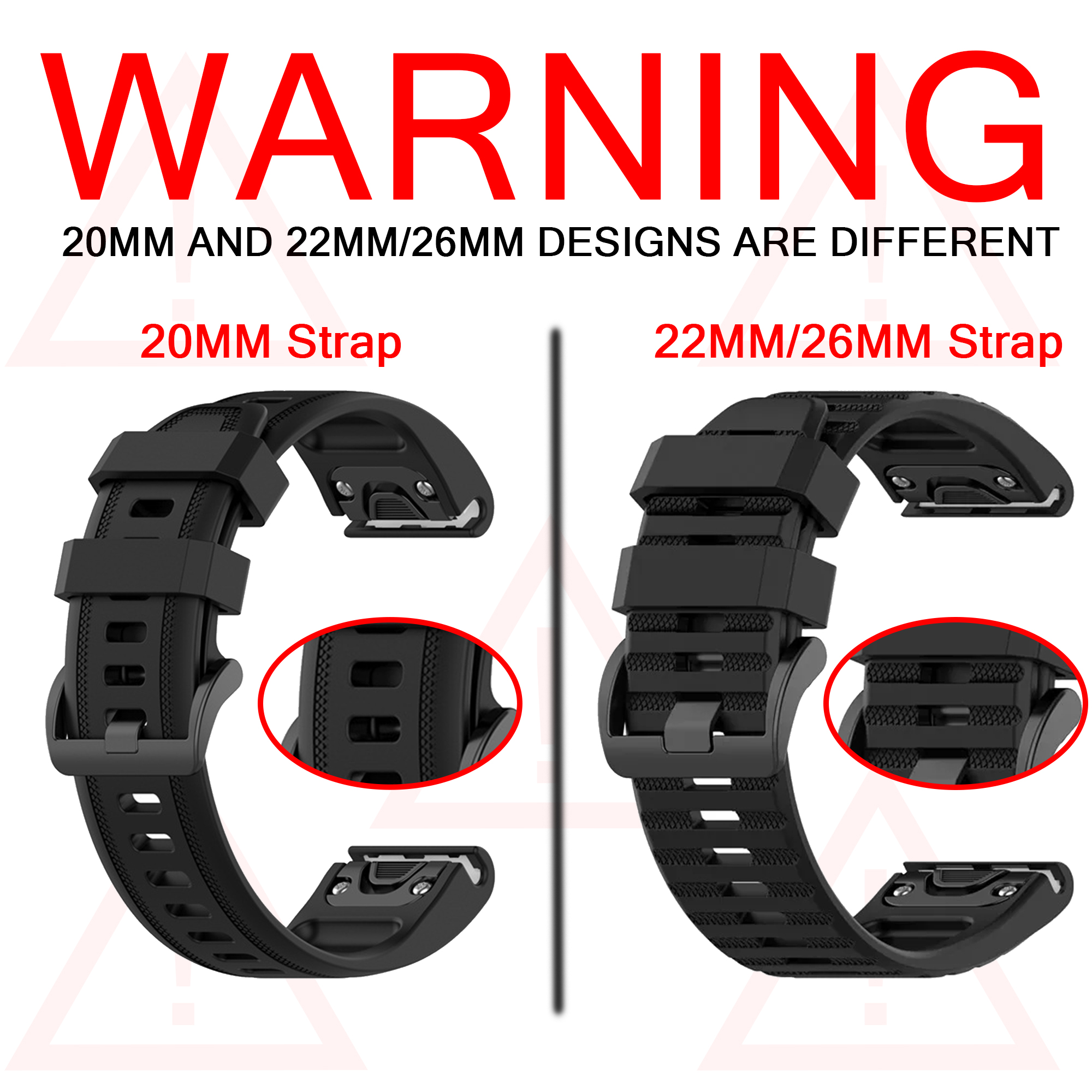 Watch Bands For Garmin Fenix 8 - Silicone Watch Band 22Mm 评论和价格