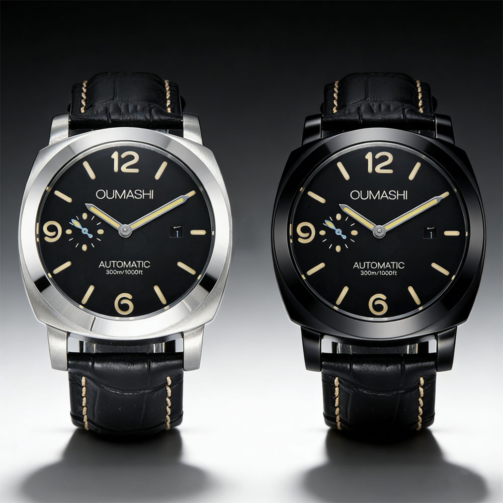 44mm Men's watch Seagull st255 - Stainless Bracelet Diver 评论和价格