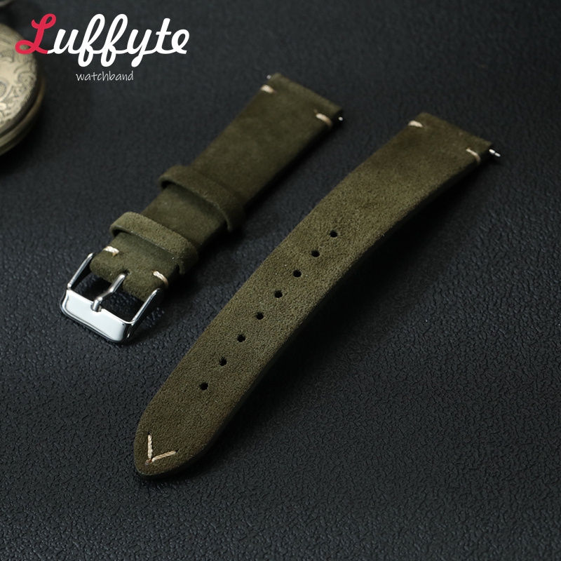 Vintage Suede Leather Watch Ba - Suede Strap Watch 评论和价格
