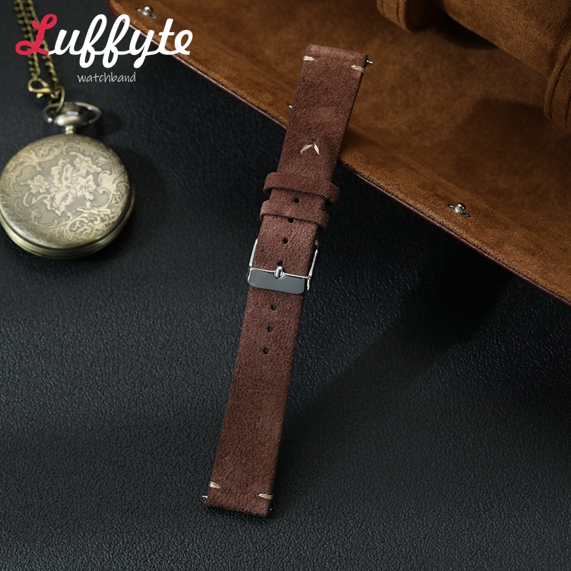 Vintage Suede Leather Watch Ba - Suede Strap Watch 评论和价格