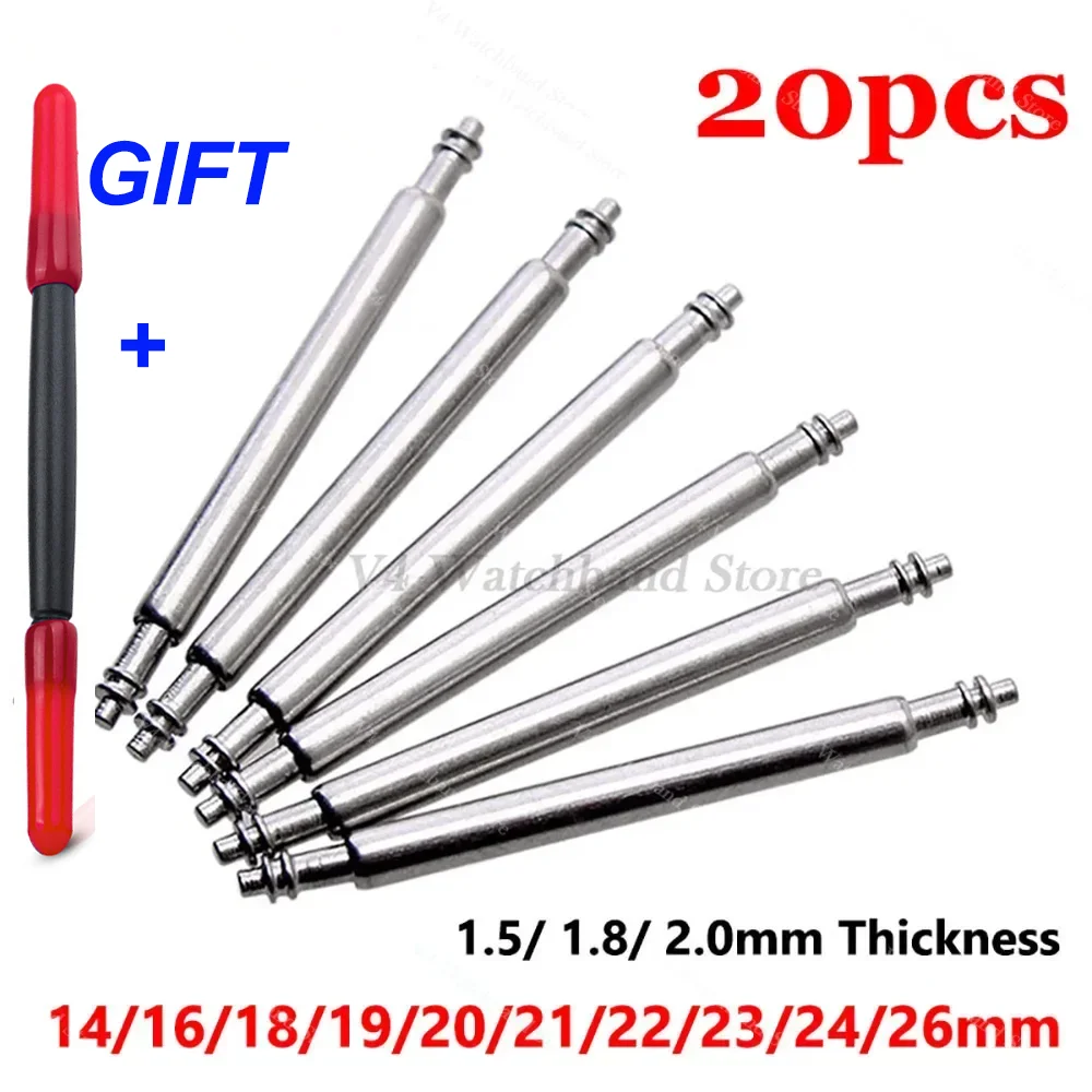 20pcs Watch Band Spring Pins 1 - Spring Bar Tool Set 评论和价格