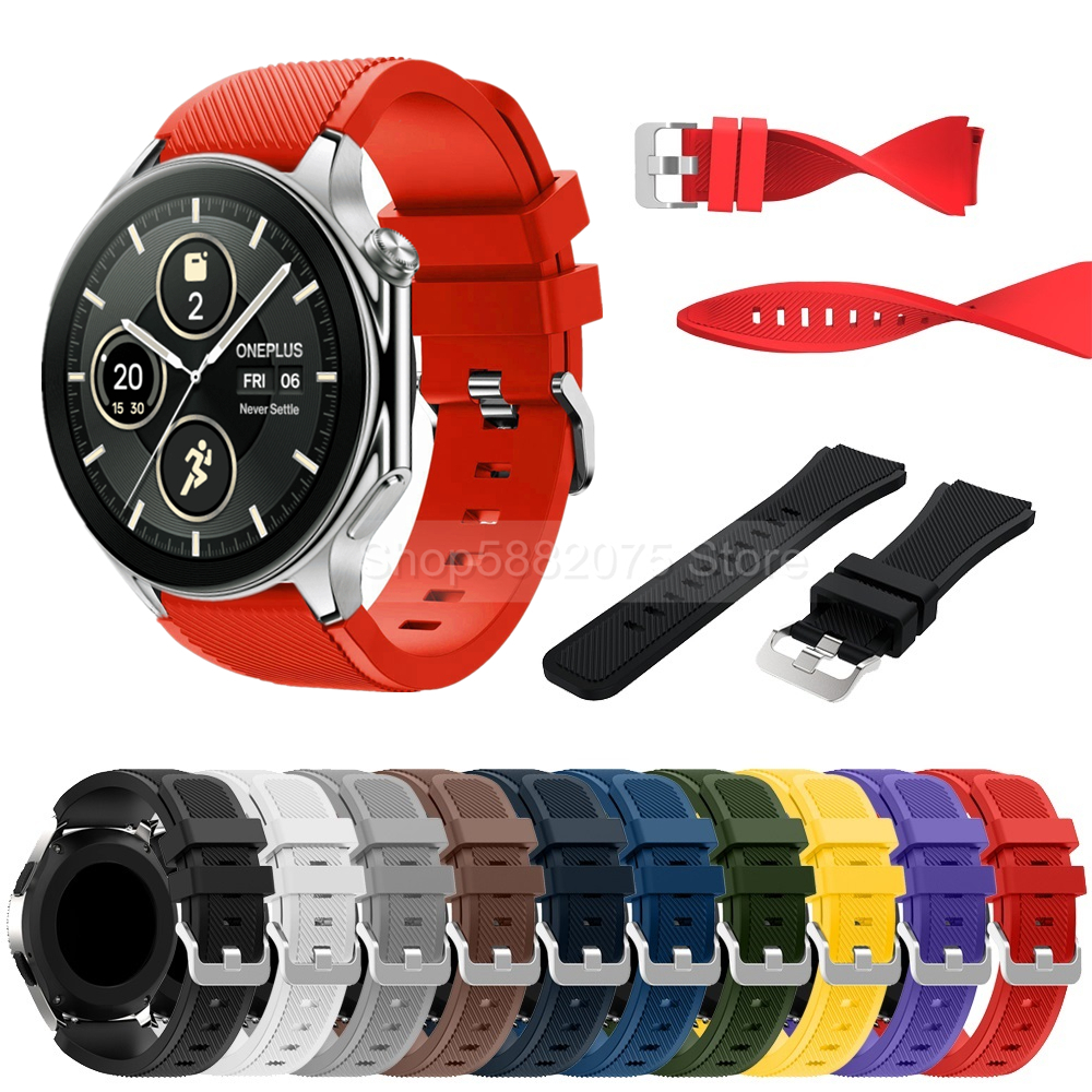 22mm Silicone Strap For OPPO W - Silicone Watch Band 22Mm 评论和价格
