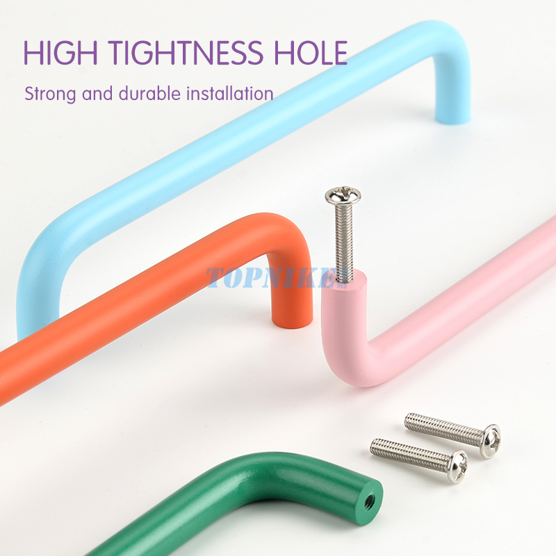 Drawer Handles Kitchen Cabinet - Curved Spring Bar 评论和价格