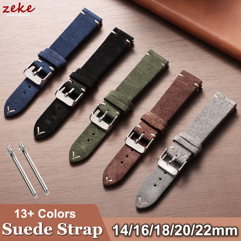 Vintage Soft Suede Leather Str - Suede Strap Watch 评论和价格