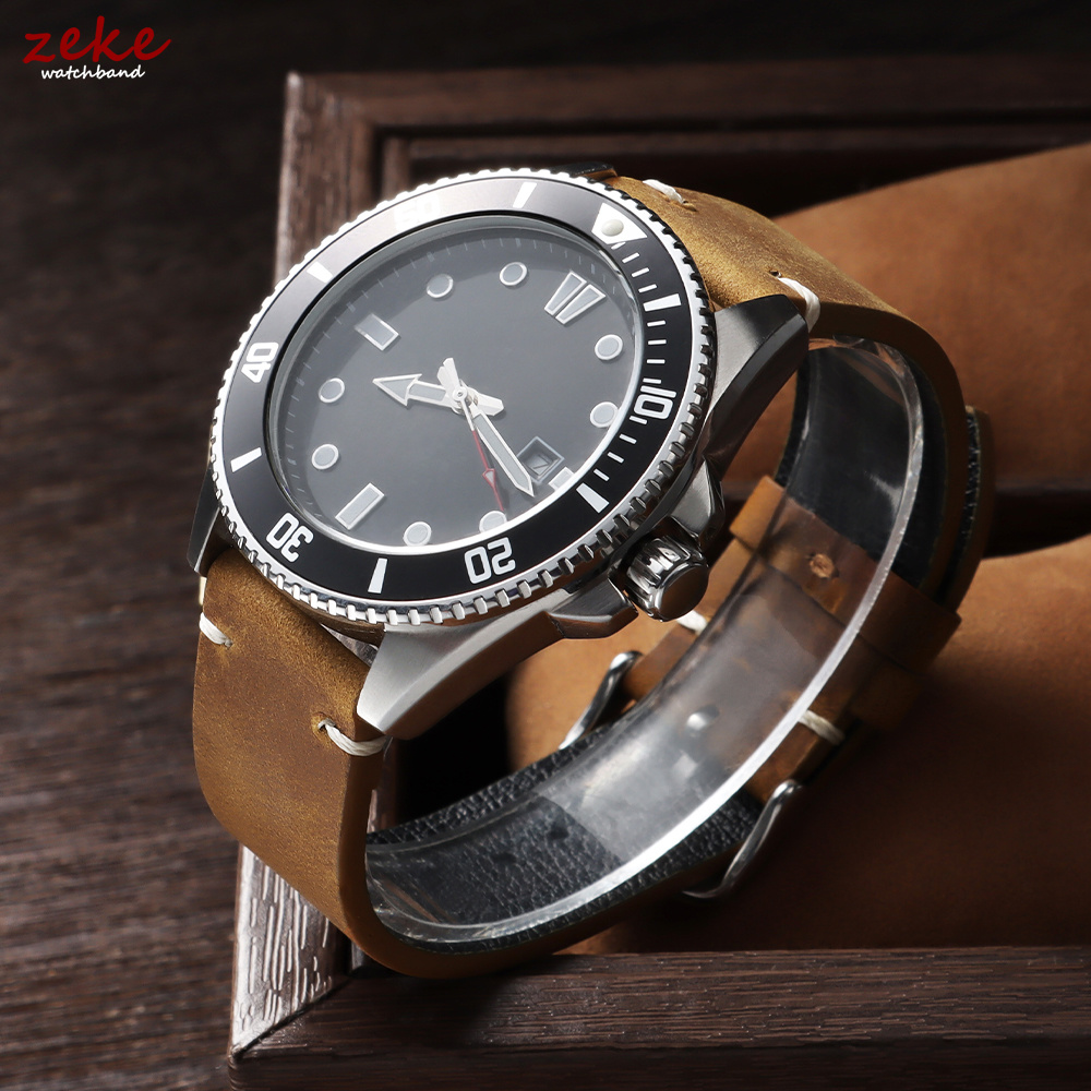 Vintage Soft Oil Wax Watch Ban - Rubber Strap Diver 评论和价格