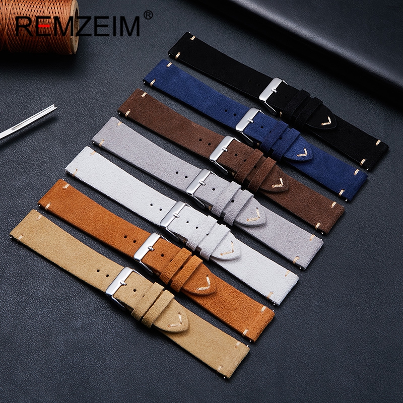 Vintage Handmade Soft Watch Ba - Suede Strap Watch 评论和价格