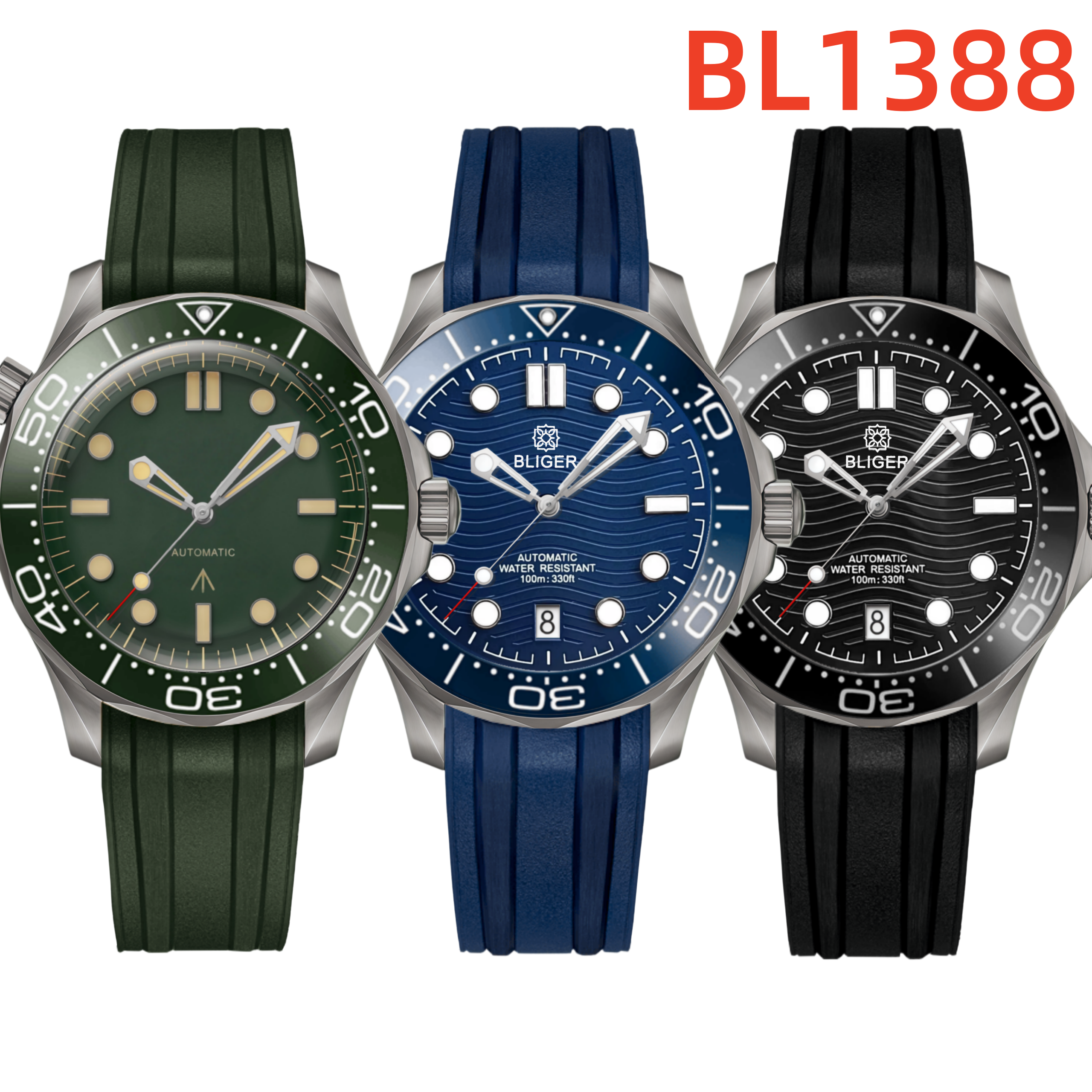 Customizable DIY 41mm Titanium - Stainless Bracelet Diver 评论和价格