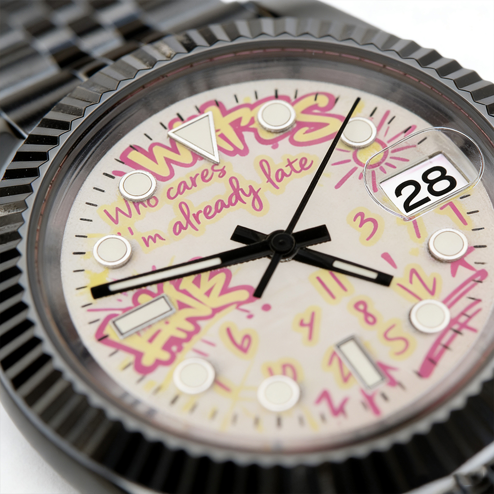 Graffiti watch Luxury Watch ch - Stainless Bracelet Diver 评论和价格