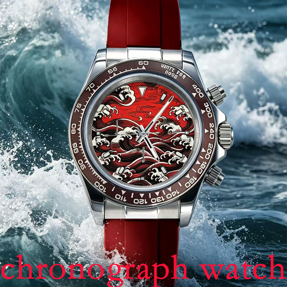 Luxury Creative waves VK63 wat - Stainless Bracelet Diver 评论和价格