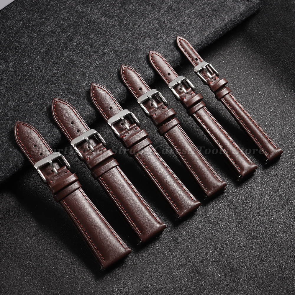 Genuine Leather Wristwatch Ban - Leather Strap Quick Release 评论和价格