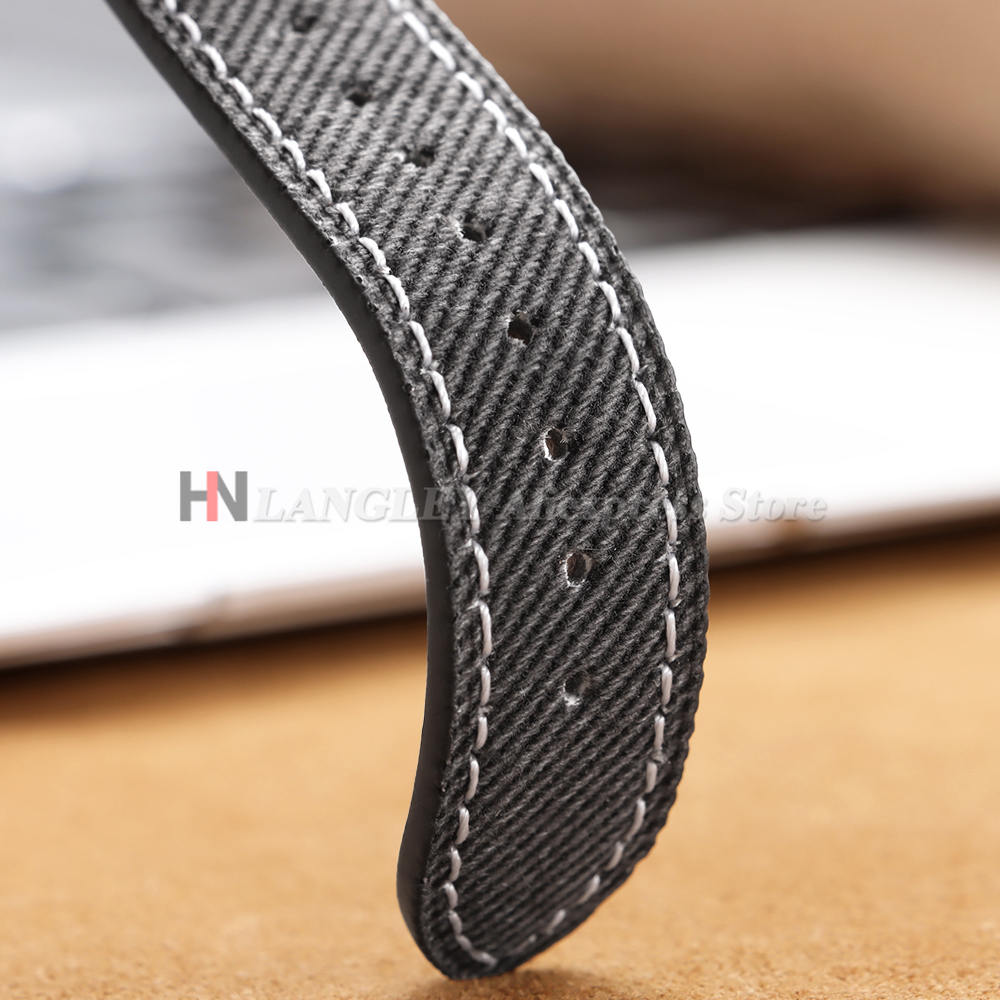 Denim Nylon Watch Strap Canvas - Canvas Strap Watch 评论和价格
