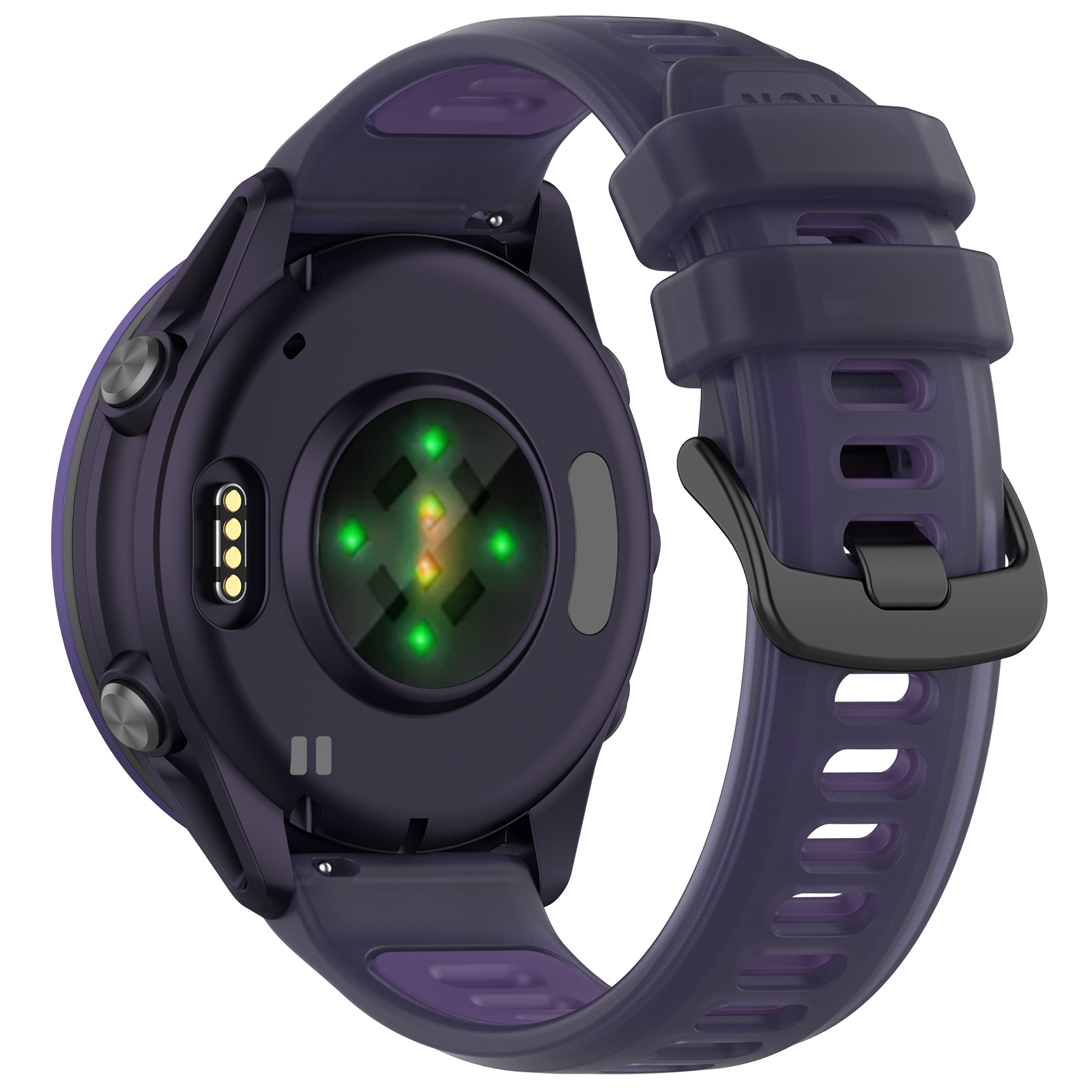 22mm 20mm Transparent Two-Tone - Silicone Watch Band 22Mm 评论和价格