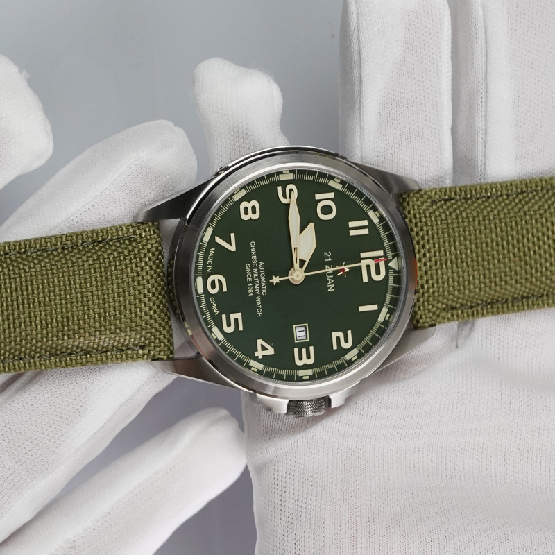Seagull Watch Nylon Canvas Str - Canvas Strap Watch 评论和价格