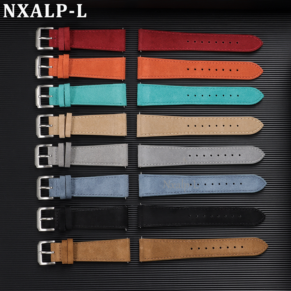 Vintage Suede Strap Soft Cowhi - Suede Strap Watch 评论和价格