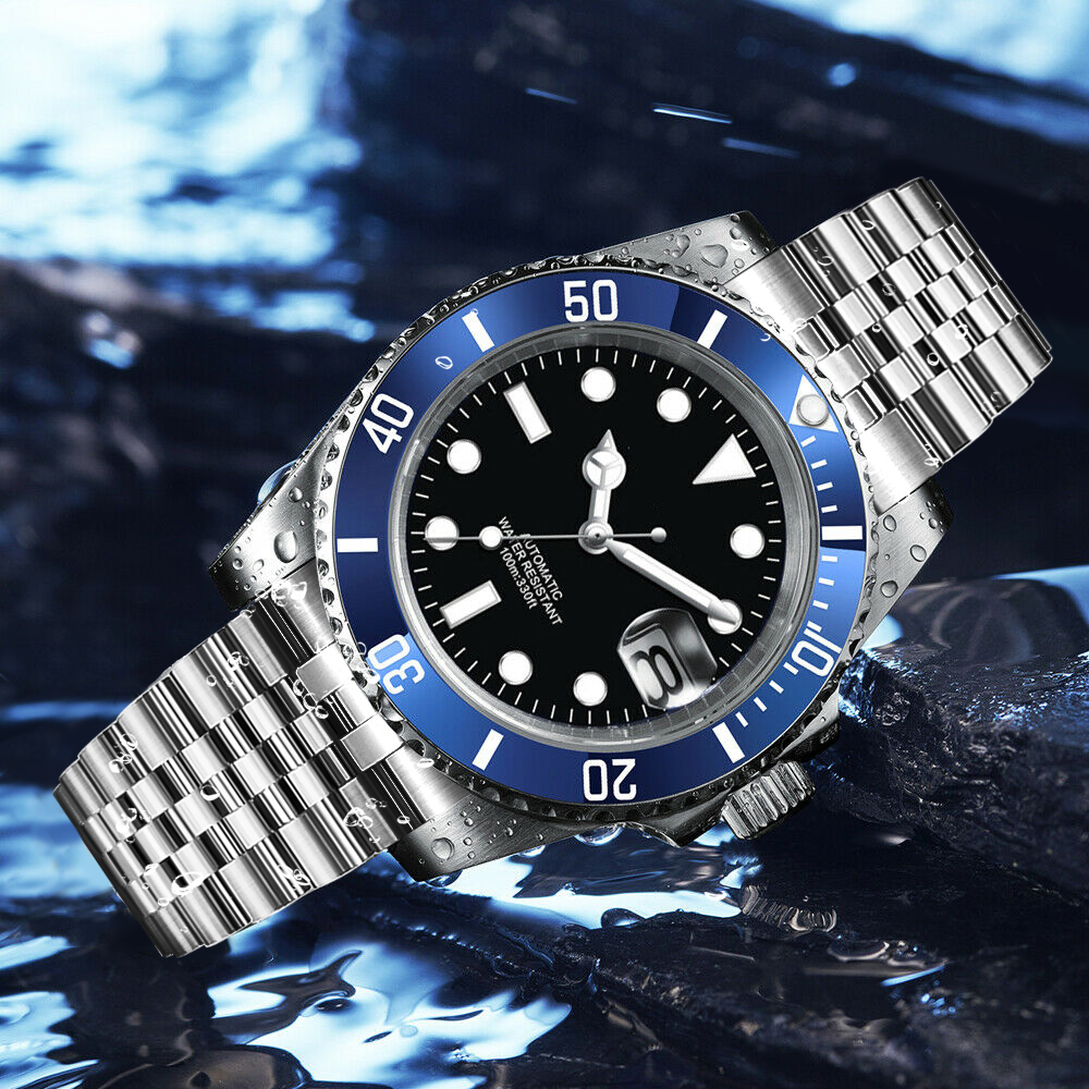 DIY Logo 40MM Dive Watch NH35  - Stainless Bracelet Diver 评论和价格
