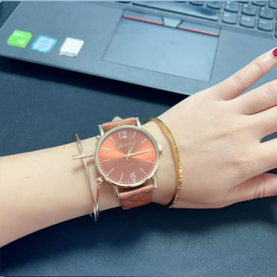 10 Pack Women Men Unisex Plati - Leather Watch Band Men 评论和价格