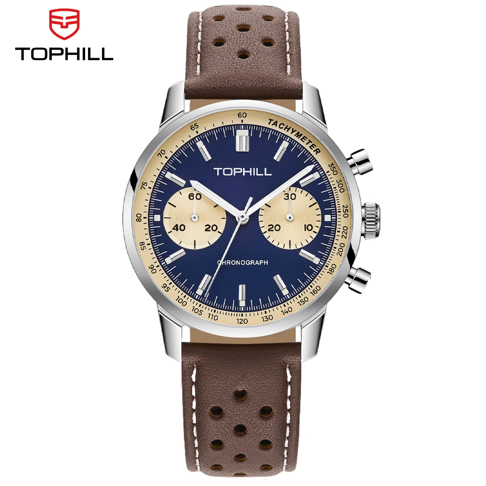 TOPHILL Vintage Racing Chronog - Tropic Strap Vintage 评论和价格