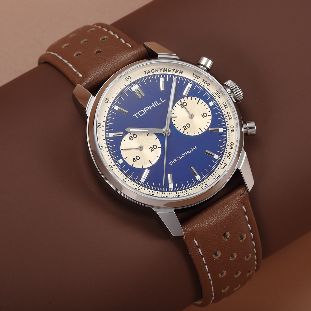 TOPHILL Vintage Racing Chronog - Tropic Strap Vintage 评论和价格