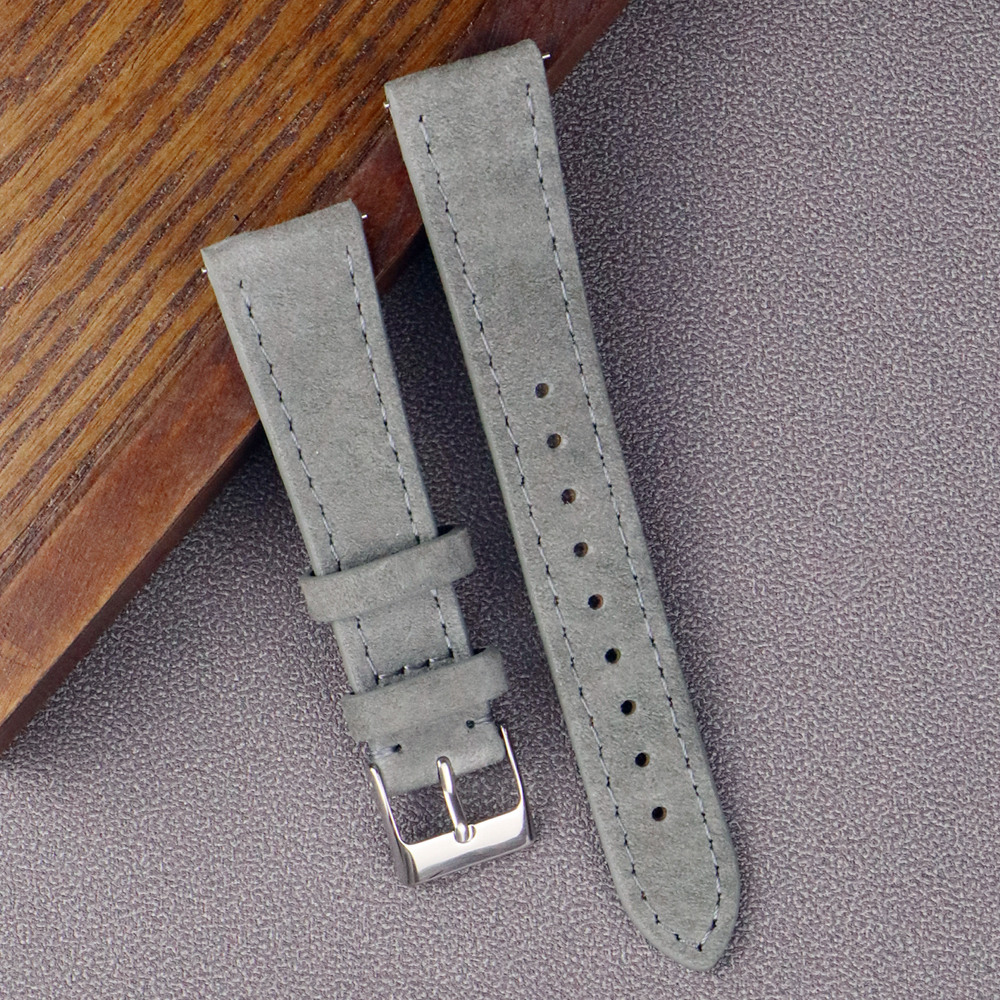 Premium Leather Suede Watch St - Suede Strap Watch 评论和价格