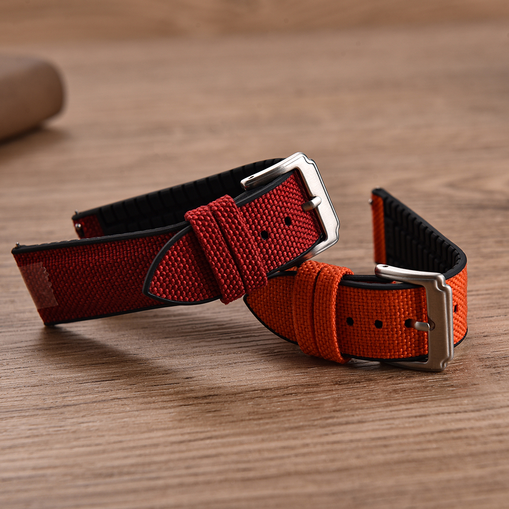 New Design Sailcloth Rubber St - Canvas Strap Watch 评论和价格