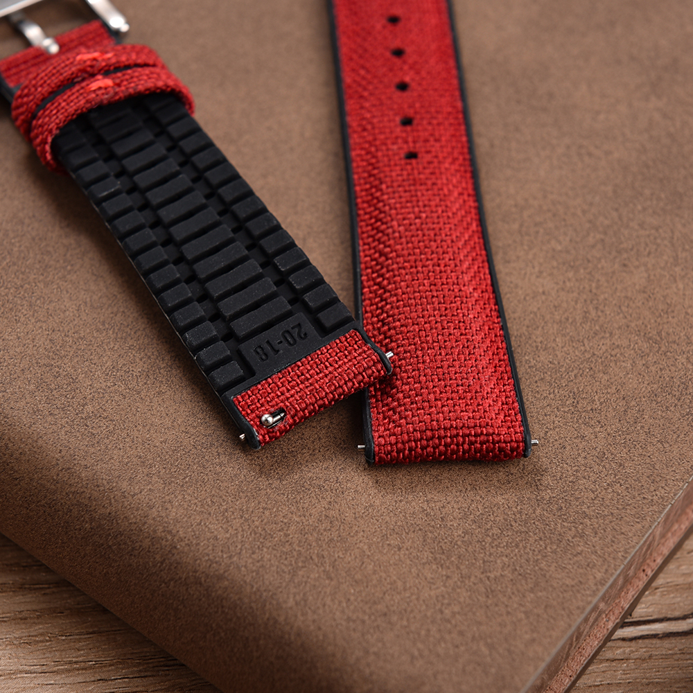 New Design Sailcloth Rubber St - Canvas Strap Watch 评论和价格
