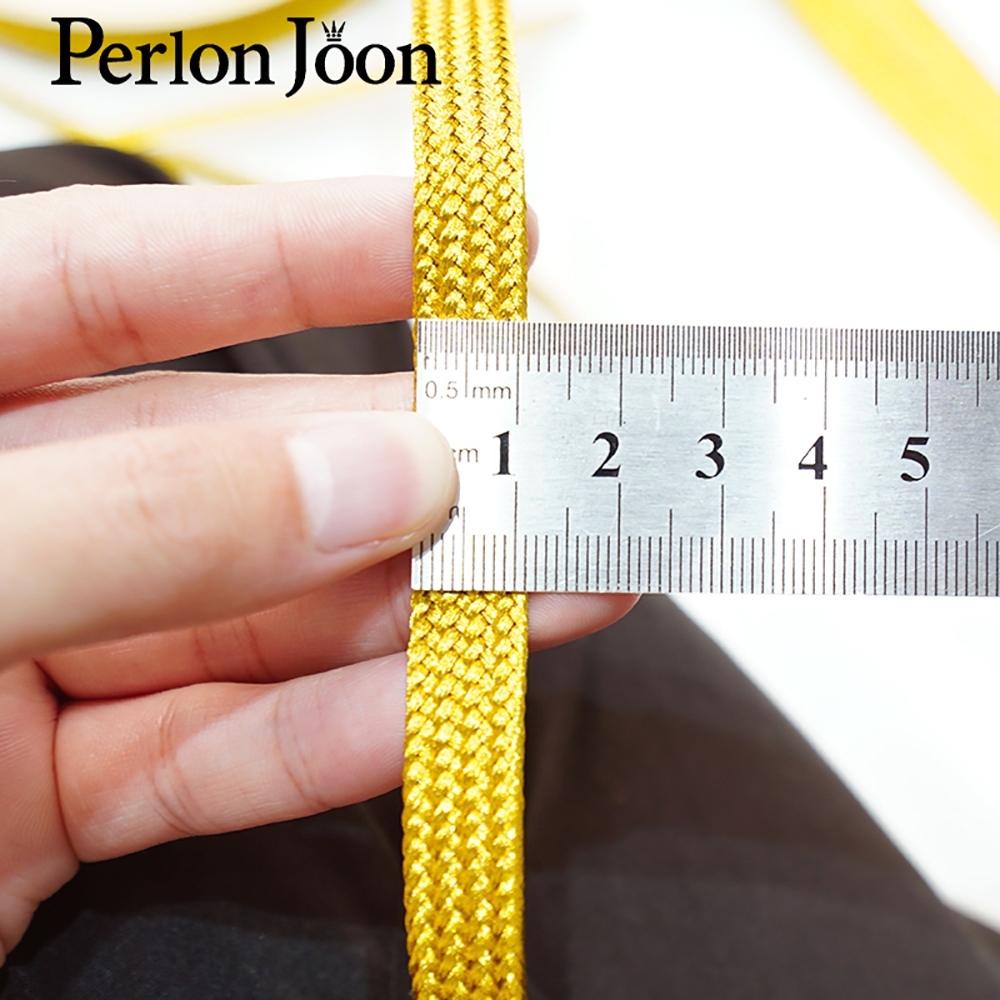 10yards Gold  thread strap web - Perlon Strap Woven 评论和价格