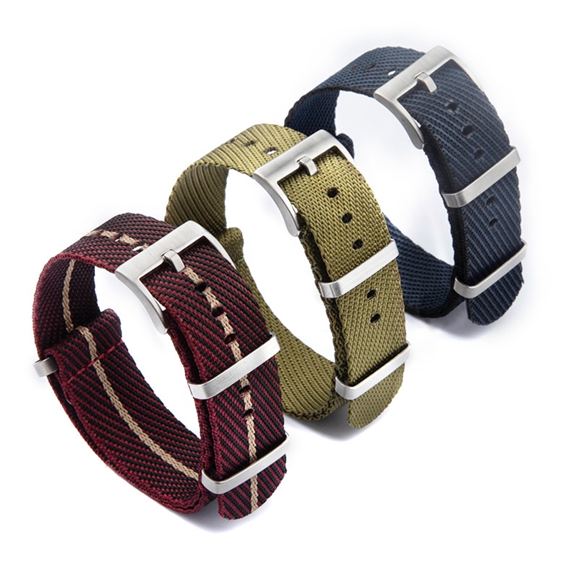 20mm 22mm Geometric Design Nyl - Nato Strap Nylon 评论和价格