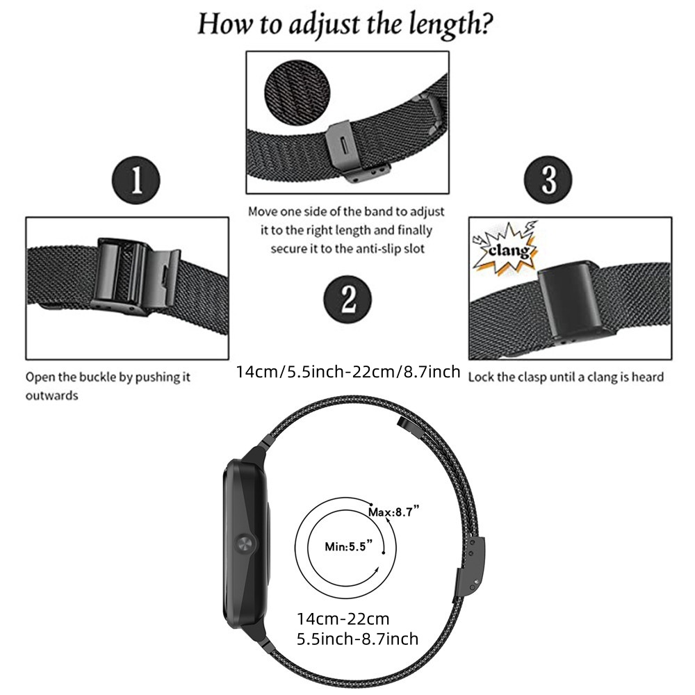 Metal Bands for OPPO Watch 41m - Mesh Strap Metal 评论和价格