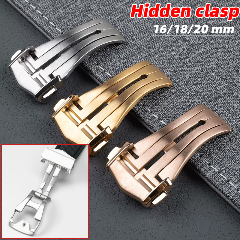 For Omega Deployment Clasp Lea - Butterfly Clasp Deployant 评论和价格