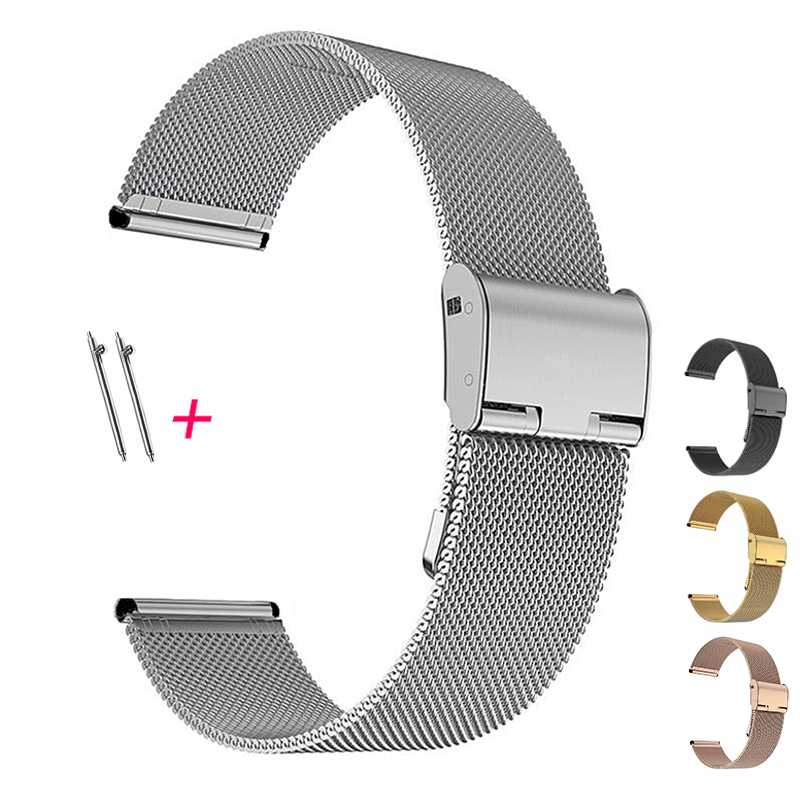 14/16/18/20/22/22mm Milanese L - Mesh Strap Metal 评论和价格