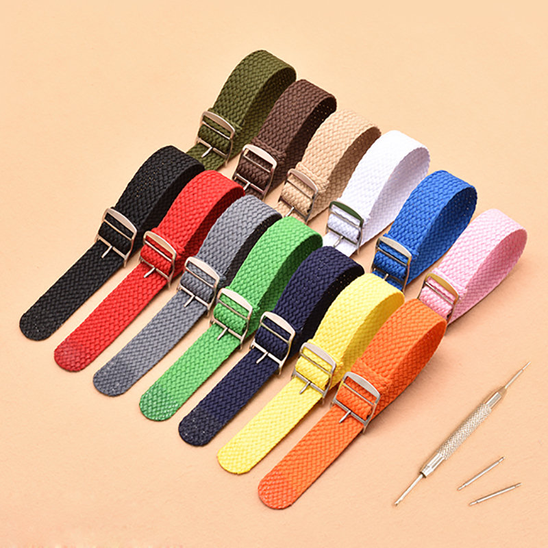 Nylon Weave Watch Strap for Pe - Perlon Strap Woven 评论和价格