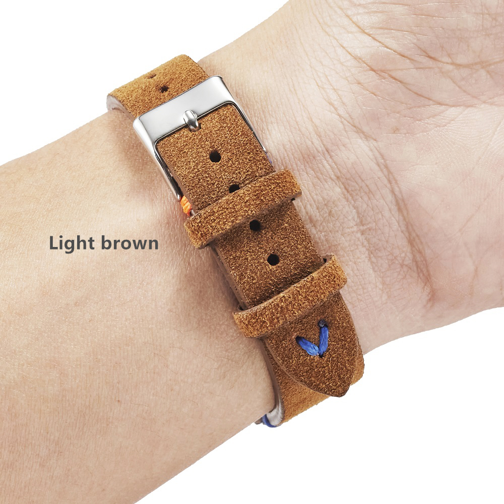 Suede Watch Straps 18mm 20mm H - Suede Strap Watch 评论和价格