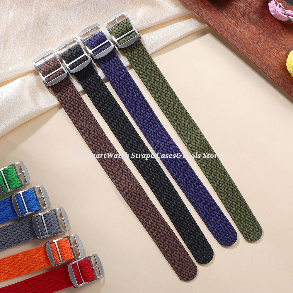 14mm 16mm 18mm 20mm 22mm Perlo - Perlon Strap Woven 评论和价格