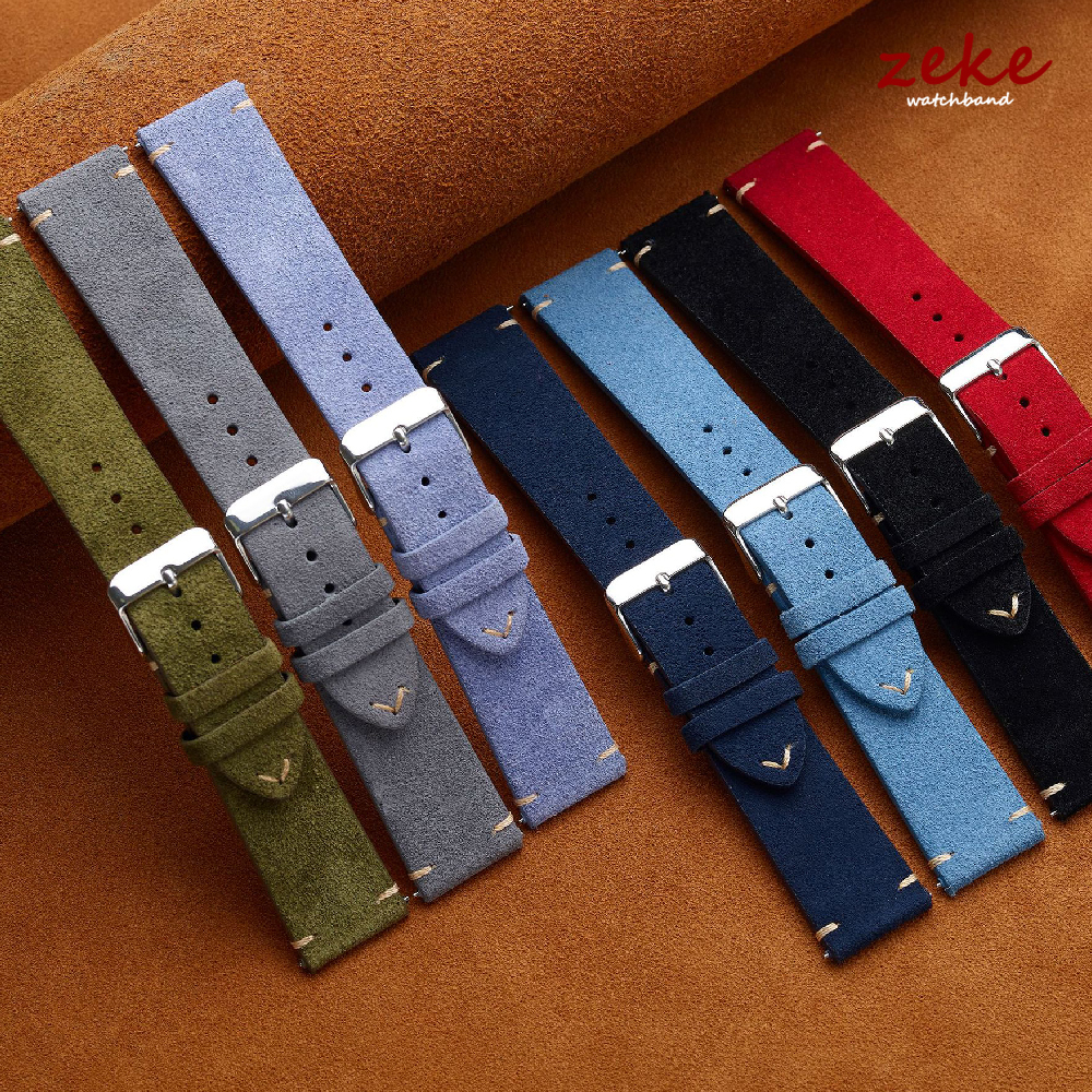 Brown Genuine Leather Watch Ba - Suede Strap Watch 评论和价格
