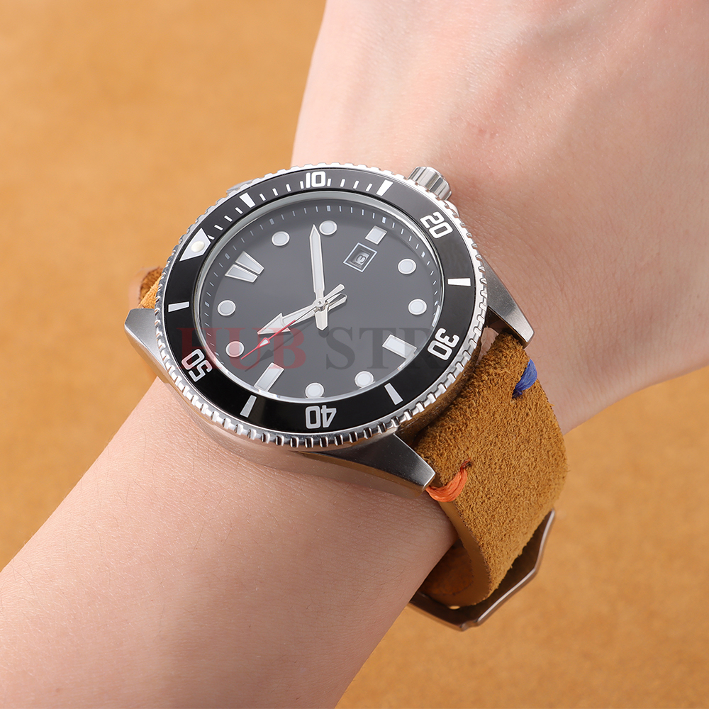 18mm 20mm 22mm Suede Leather S - Suede Strap Watch 评论和价格