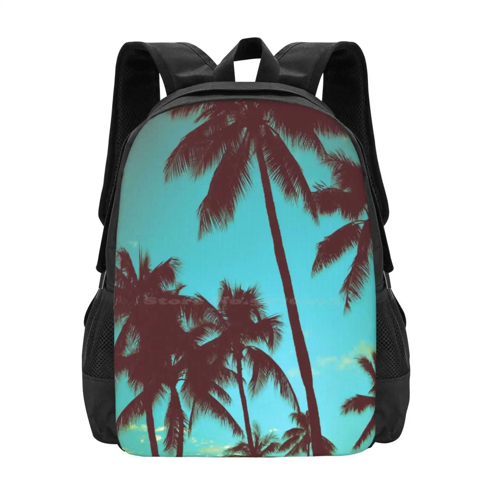 Vintage Tropical Palms Pattern - Tropic Strap Vintage 评论和价格
