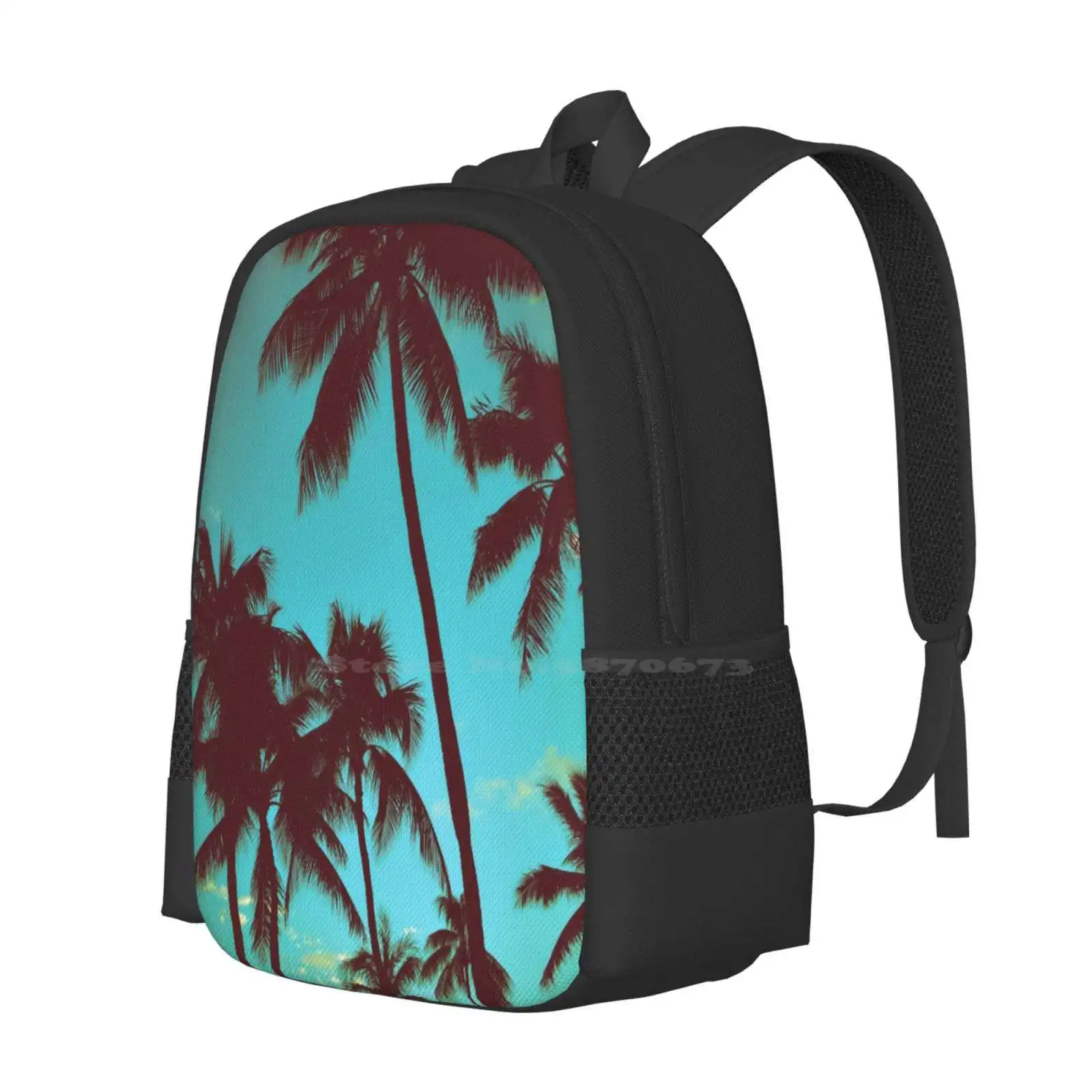 Vintage Tropical Palms Pattern - Tropic Strap Vintage 评论和价格