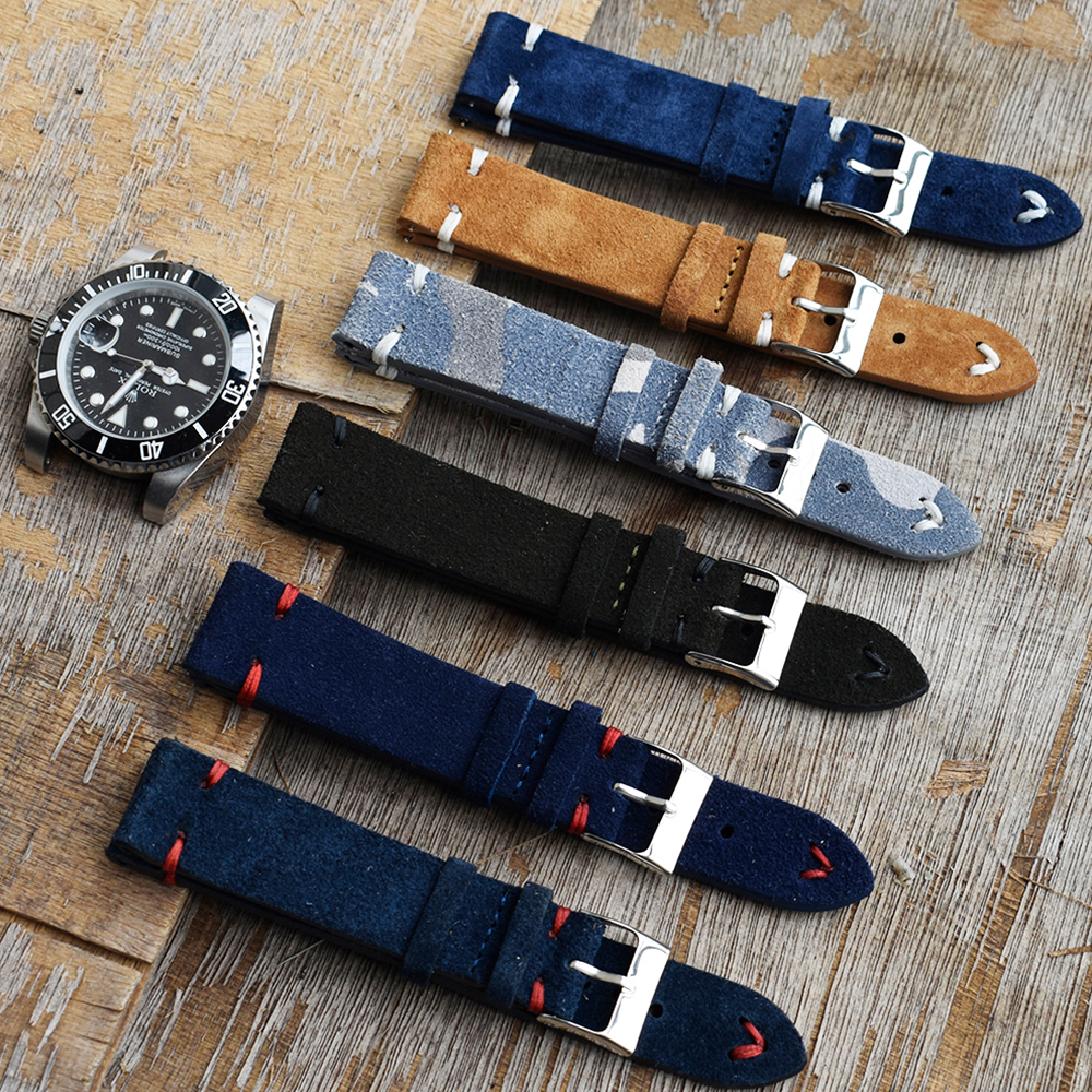 High Quality Vintage Suede Lea - Suede Strap Watch 评论和价格