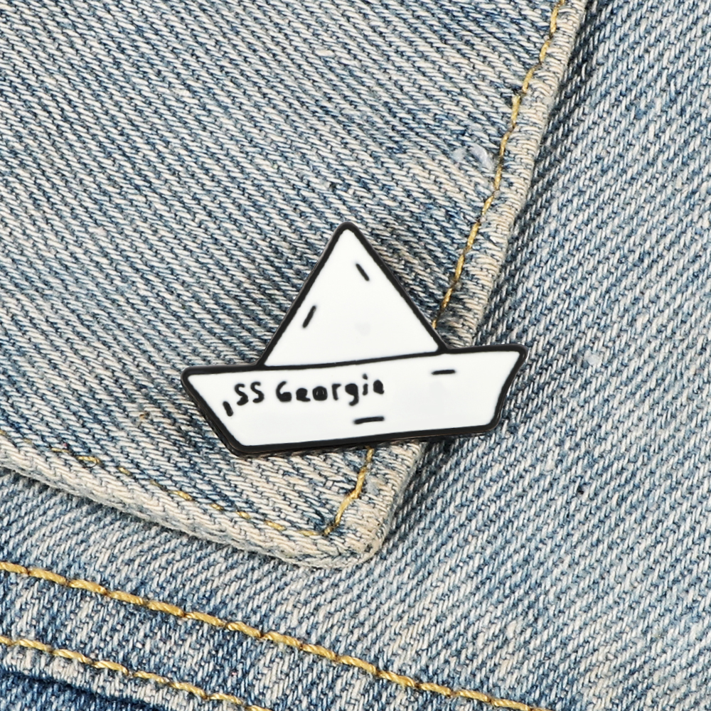 Paper Boat Enamel Pin SS Georg - Buckle Pin Ss 评论和价格