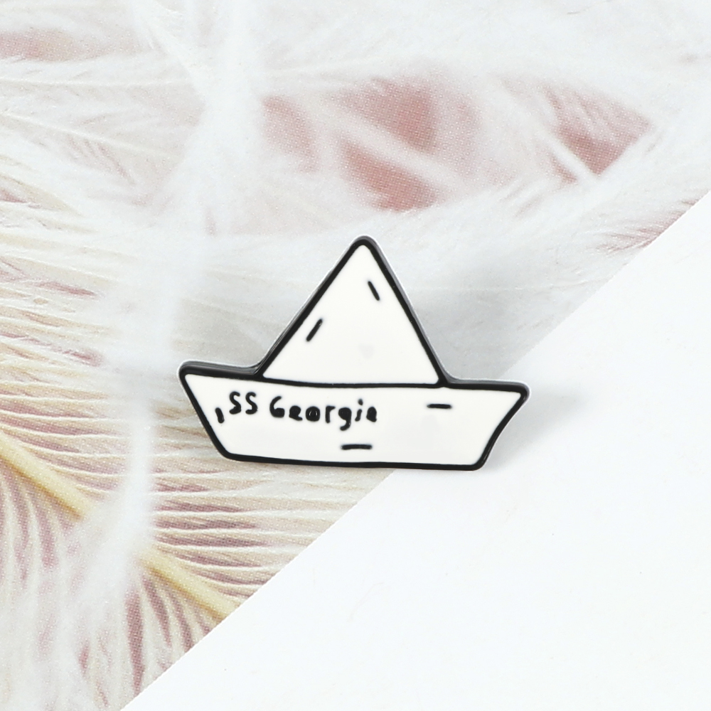 Paper Boat Enamel Pin SS Georg - Buckle Pin Ss 评论和价格