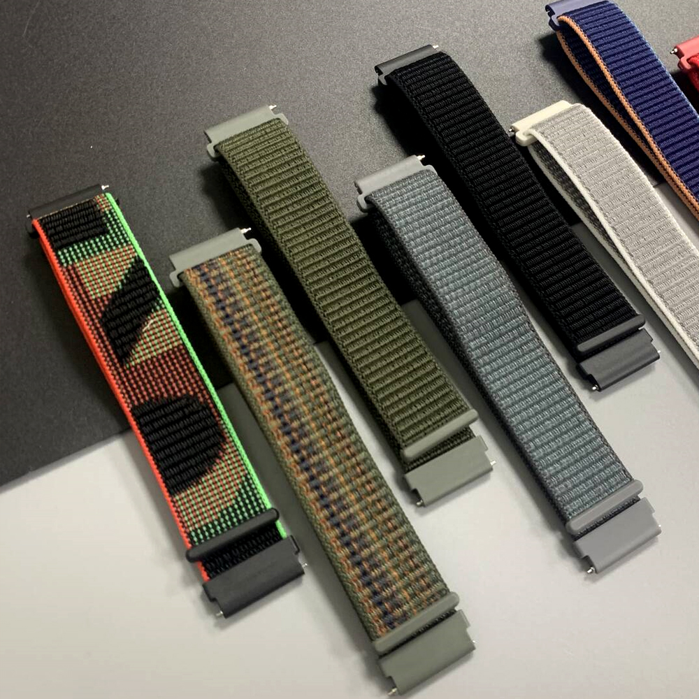 2Pcs 22mm Nylon Sport Strap Fo - Sport Loop Velcro 评论和价格