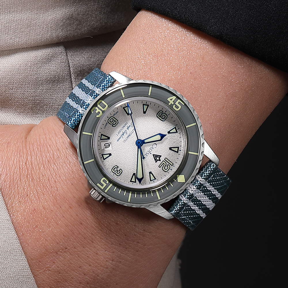 CADISEN Deep Explorer MIYOTA 8 - Canvas Strap Watch 评论和价格