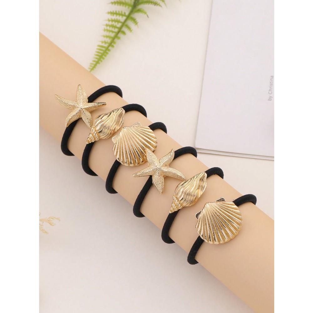 6pcs/3pcs Metal Ocean Series S - Silicone Band Women 评论和价格