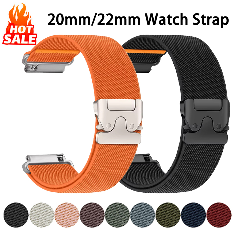 20mm 22mm band For Amazfit bip - Parachute Strap Elastic 评论和价格
