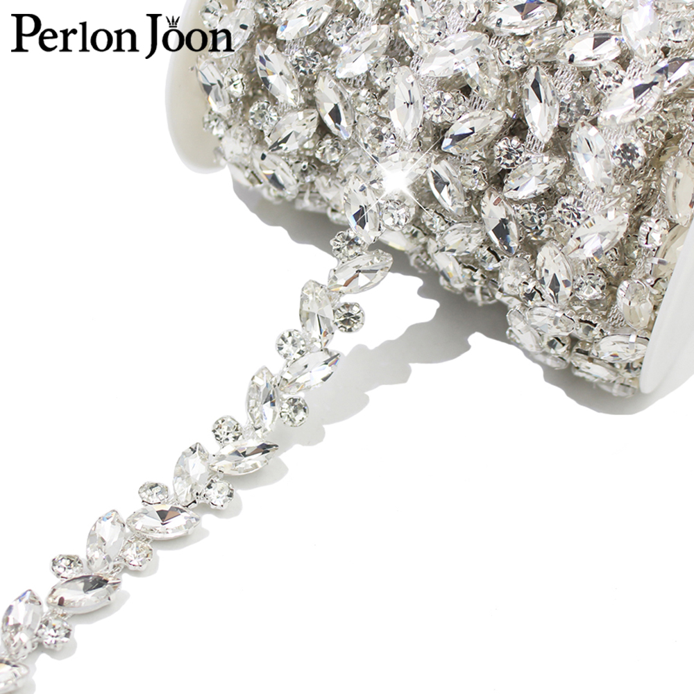 Leaf Round Crystal Rhinestone  - Perlon Strap Woven 评论和价格