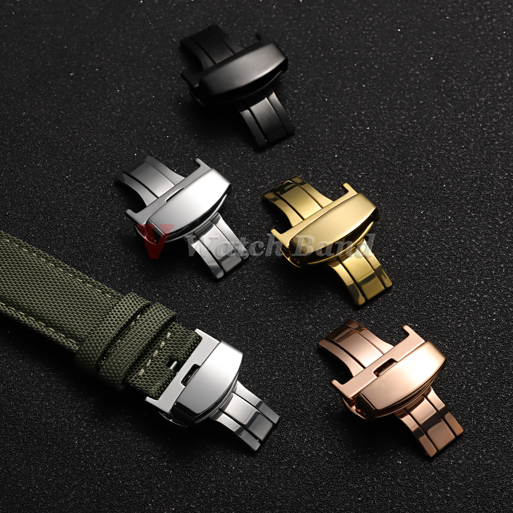 Stainless Steel Clasp Strap fo - Butterfly Clasp Deployant 评论和价格