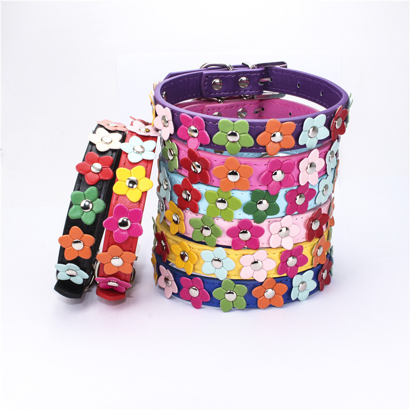 Pu Leather Colorful Flower Stu - Leather Strap Quick Release 评论和价格